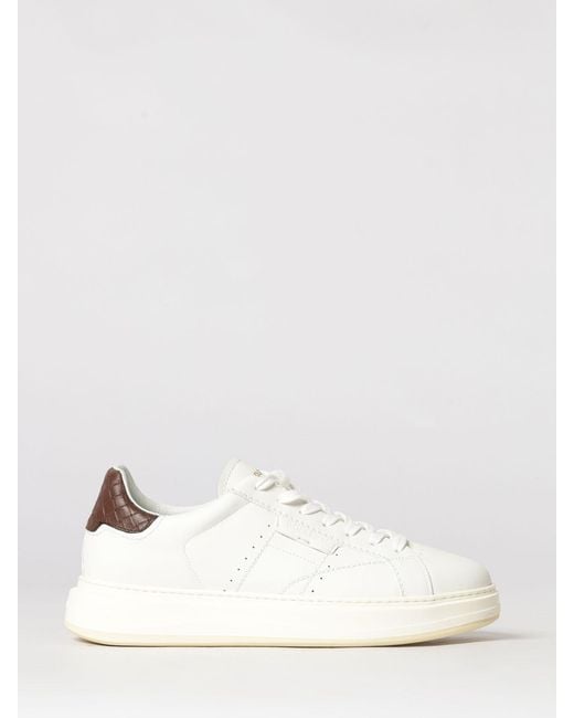 Woolrich Natural Leather Sneakers for men