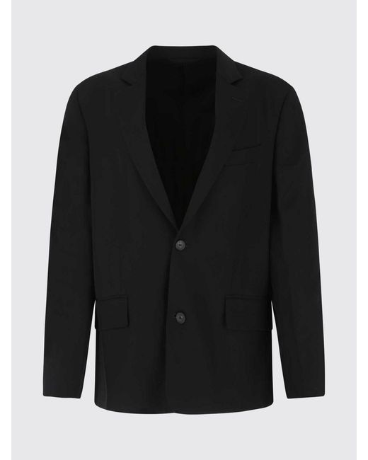 Balenciaga Black Single Breasted Viscose Blazer