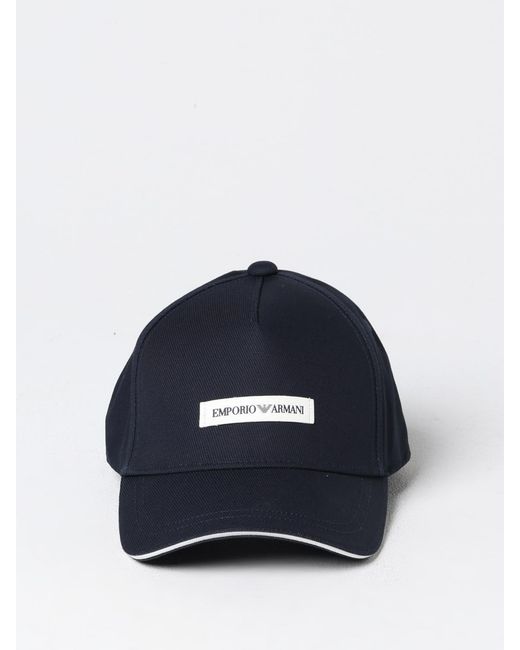 Emporio Armani Blue Hat for men