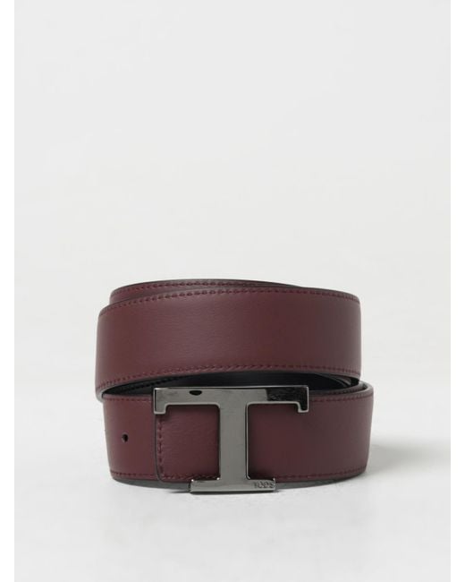 Tod's Wendegürtel Aus Leder in Black für Herren