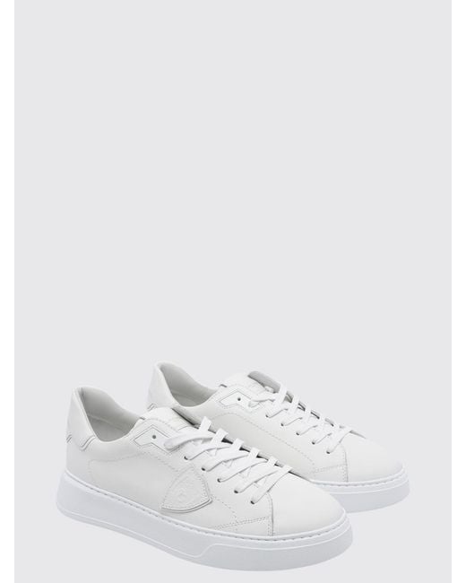 Philippe Model White Sneakers for men