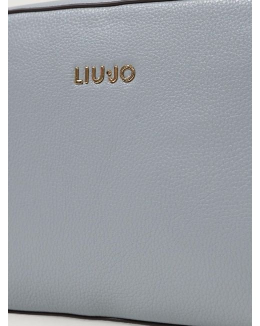 Liu Jo Gray Grained Synthetic Leather Camera Bag