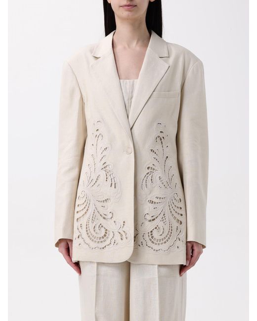 Twinset Natural Blazer Damen