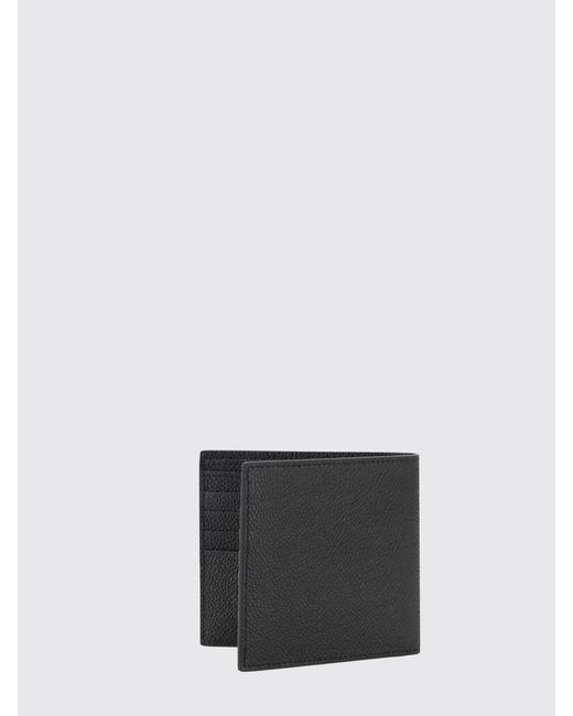 Thom Browne White Calf Leather Wallet for men