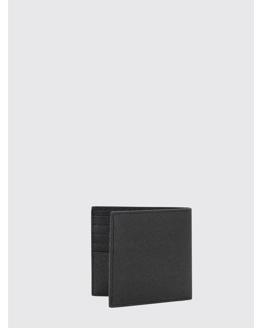 Thom Browne White Calf Leather Wallet for men
