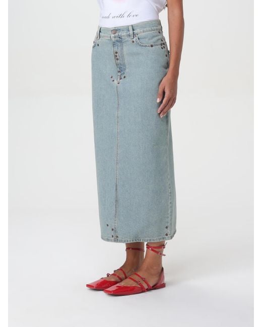 Moschino Couture Blue Skirt