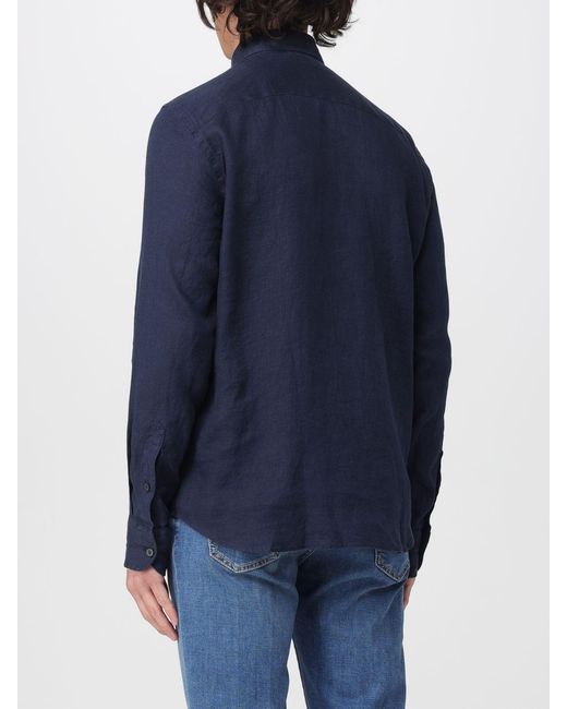 Colmar Blue Classic Linen Shirt for men