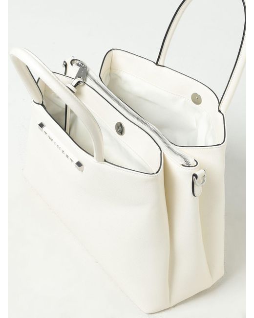 Twin Set White Tote Bags