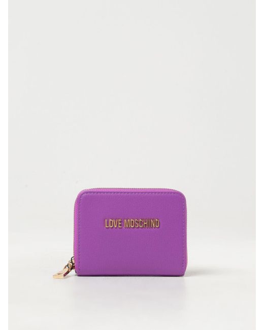 Love Moschino Purple Wallet
