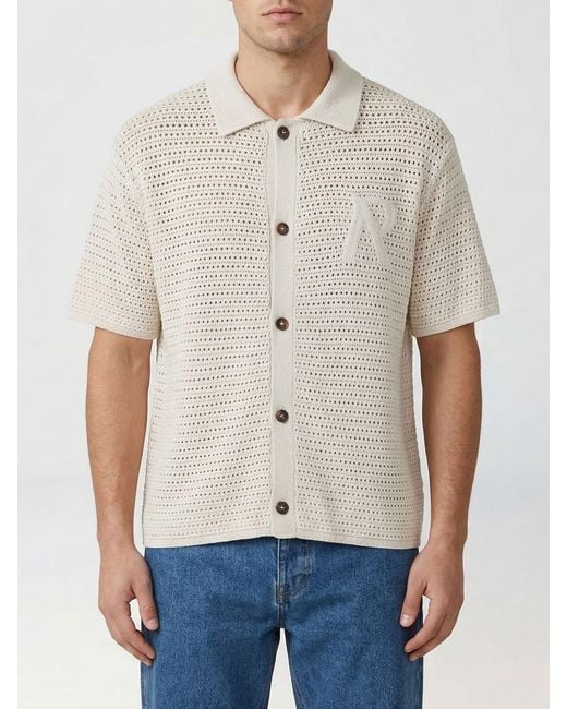 Represent Natural Cotton Blend Knit Polo Shirt for men