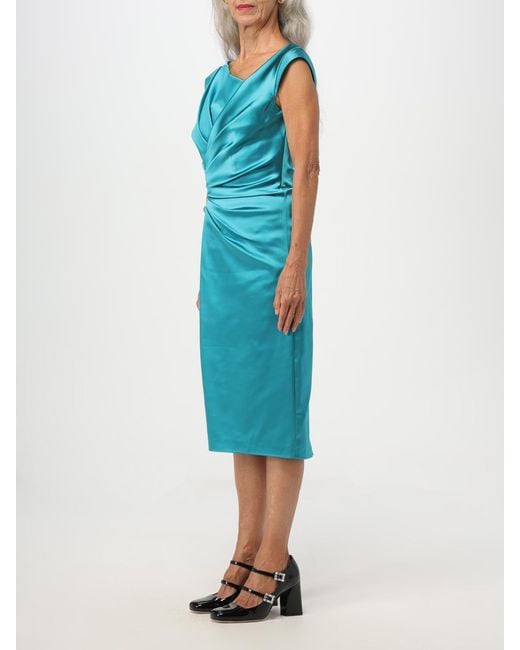 Talbot Runhof Blue Dress