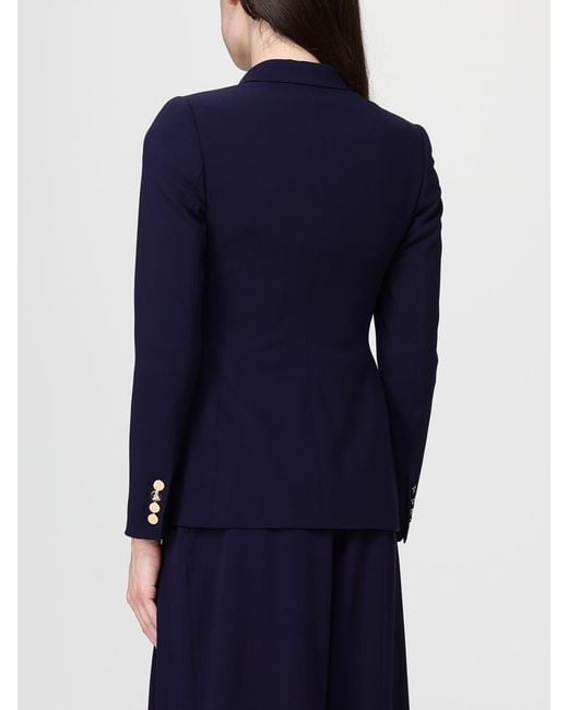Ralph Lauren Blue Wool Double-Breasted Blazer