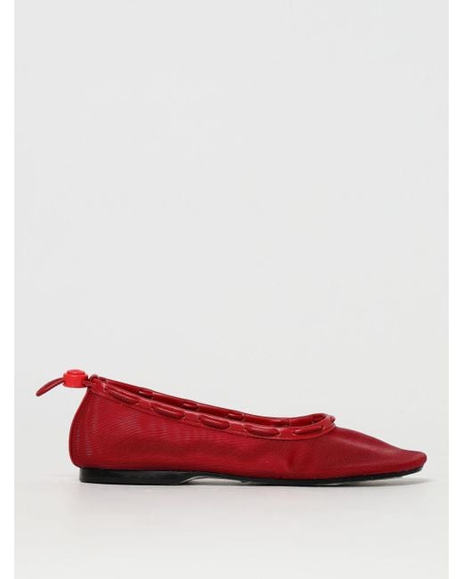 Alohas Red Ballet Flats