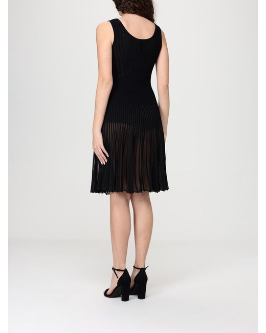 Elisabetta Franchi Black Jersey Mini Dress