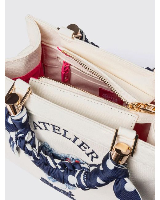 Secret Pon-pon Blue Shoulder Bag