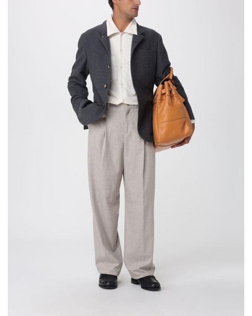 Brunello Cucinelli Orange Bag for men