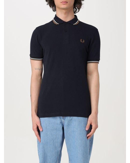 Fred Perry Black Polo Shirt for men
