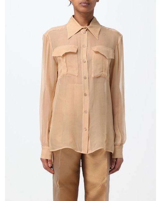 Alberta Ferretti Natural Shirt