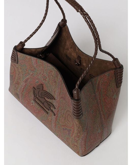 Etro Brown Libra Medium Bag