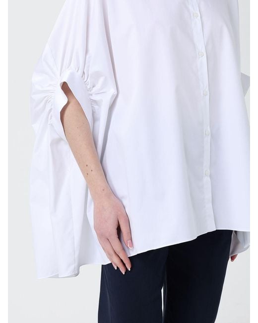 Hanita White Cotton Shirt