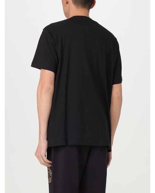 T-shirt con logo di Versace in Black da Uomo