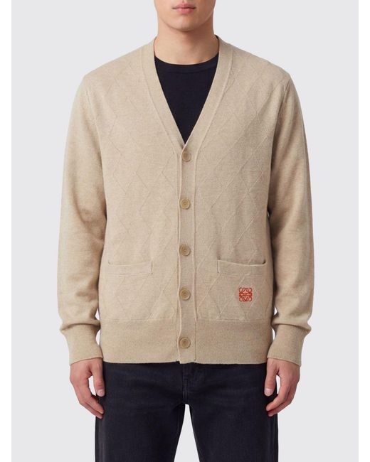 Loewe Natural Wool Blend Cardigan for men