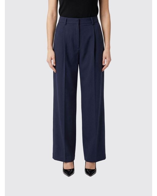 Filippa K Blue Wool Blend Tailored Trousers