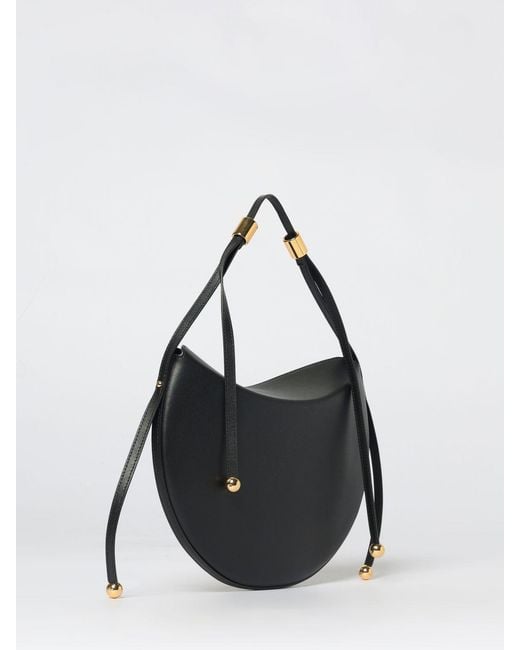 Furla Black Moonstone M Leather Bag