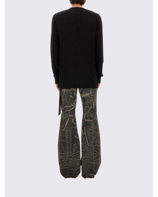 T-Shirt di Rick Owens in Black da Uomo