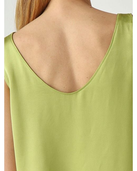 Maliparmi Green Satin Top