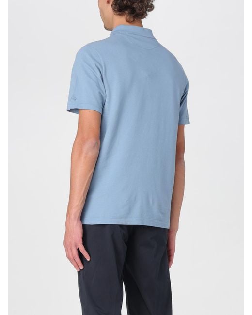 Paul & Shark Blue Classic Fit Polo Shirt With Short Sleeves for men