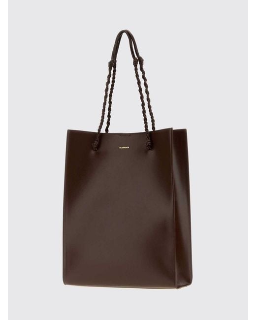 Jil Sander Brown Crossbody Bag