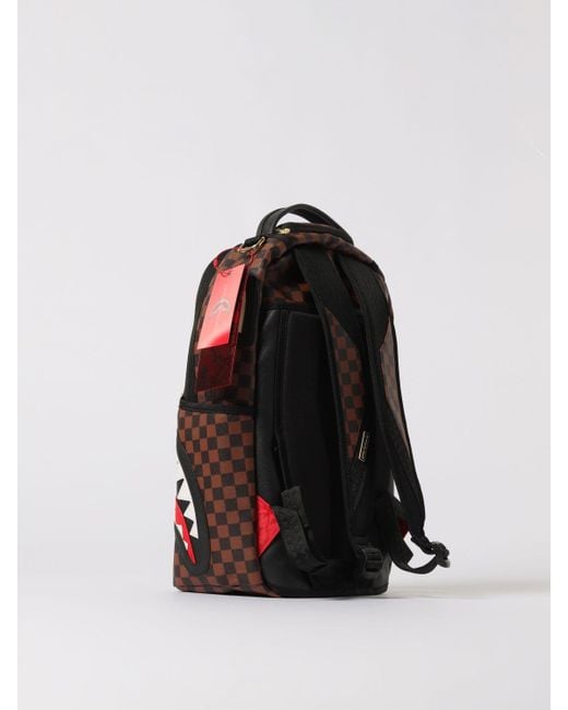 Zaino Sawtooth Sharks di Sprayground in Red da Uomo