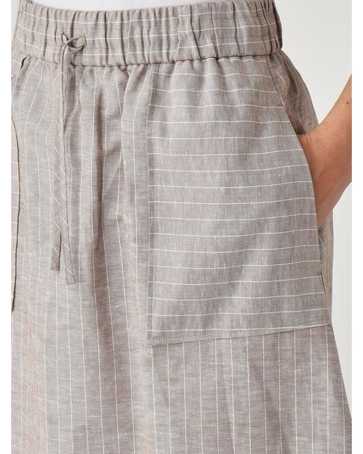 Max Mara Natural Midi Skirt