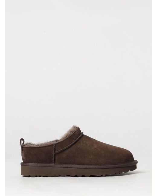 Ugg Brown Classic Micro Water-Repellent Suede Platform Ankle Boots
