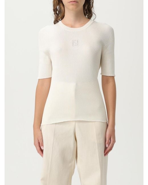 Camiseta Mujer Fendi de color Natural