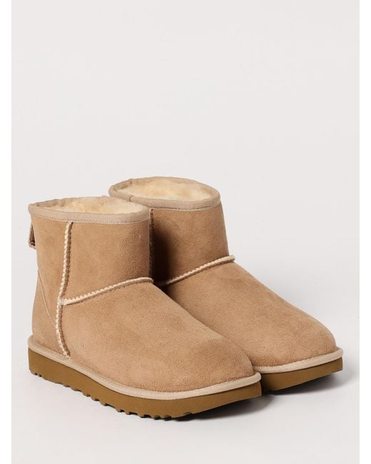Botines Planos Mujer Ugg de color Brown