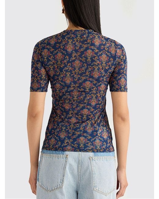 Momoní Blue Momon&Igrave T-Shirt
