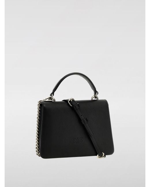 Pinko Black Mini Love Bag One Leather Bag