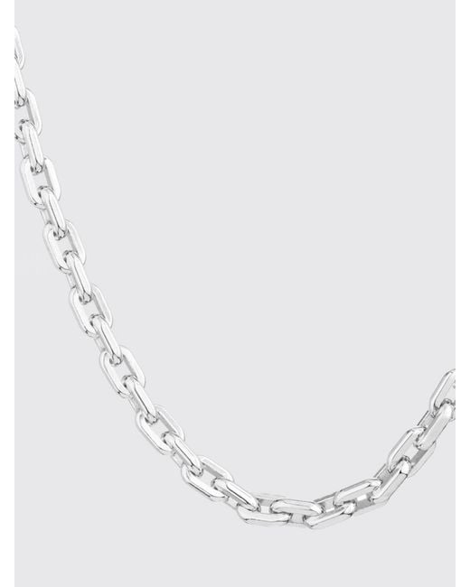 FEDERICA TOSI White Cindy Chromed Bronze Necklace