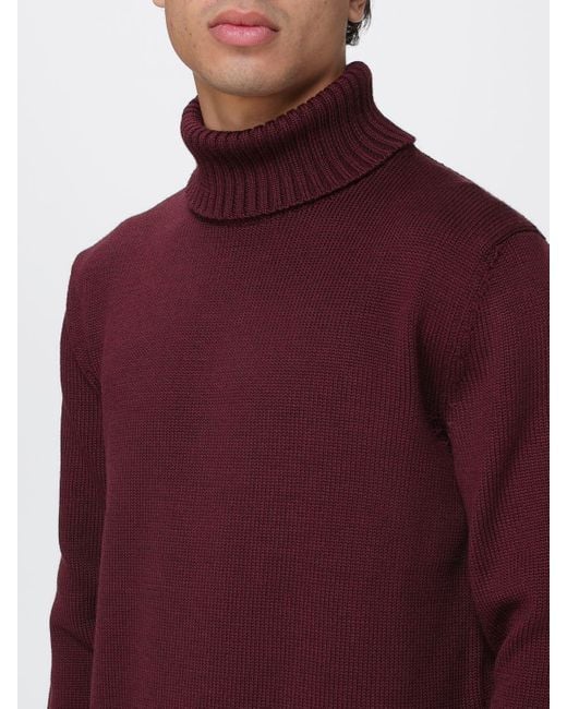 Zanone Purple Sweater for men