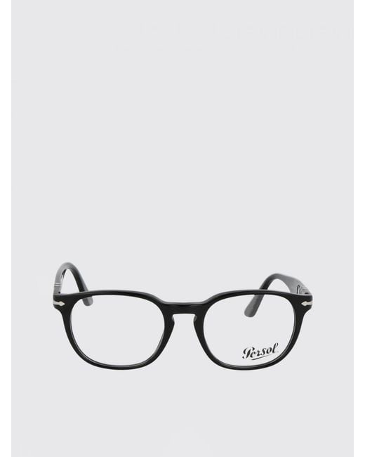 Persol Black Acetate Eyeglasses for men