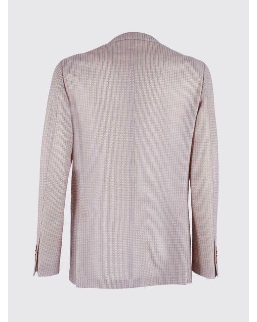Lardini Gray Cotton Single-Breasted Blazer for men