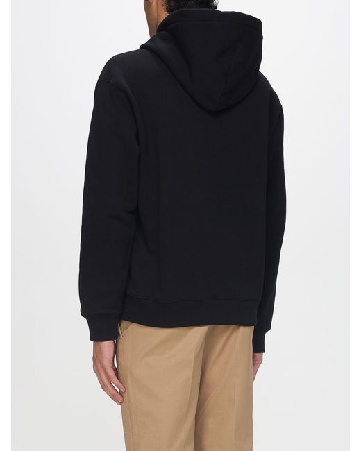 Sweat À Capuche En Coton Avec Logo Gucci pour homme en coloris Blue