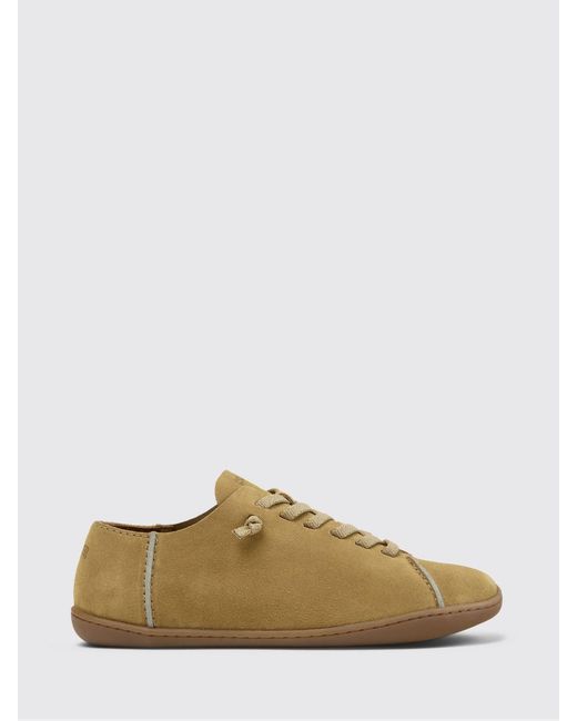 Camper Brown Twins Vegetable-Tanned Leather Sneakers for men