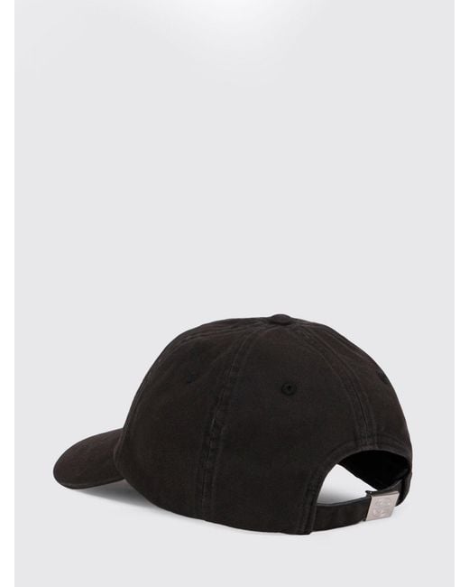 Stone Island Black Hat for men
