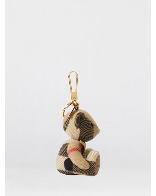 Burberry Natural Thomas Cashmere Keychain