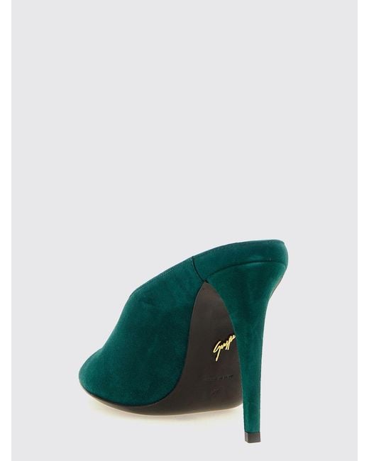 Giuseppe Zanotti Green Heeled Sandals