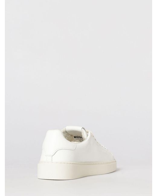 Date White Leather Levante Sneakers for men