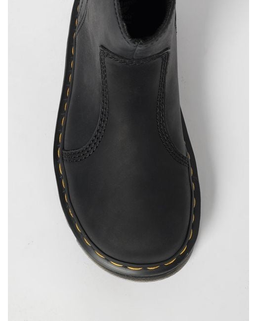 Dr. Martens Black Flat Ankle Boots